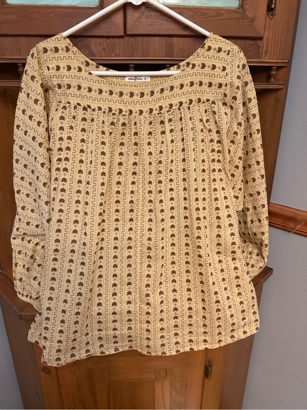 The bee & the fox The Ramona Peasant Blouse XL